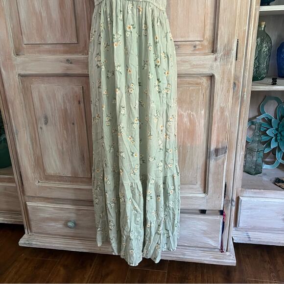 Pink Rose Maxi Dress NEW Women’s Small - Picture 5 of 11